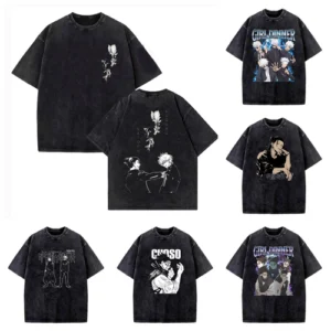 Anime Jujutsu Kaisen Choso Print T Shirt Men Women Y2k T-shirts