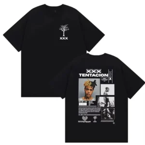 Rapper XXXTentacion Tour Album 2026 Graphic T Shirt Men's Hip Hop